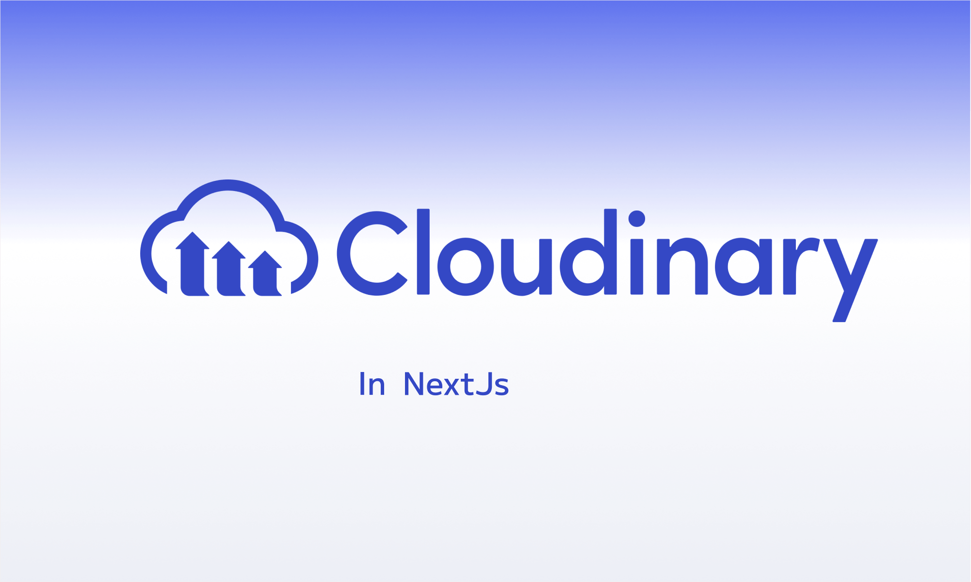 Cloudinary with Next-JS